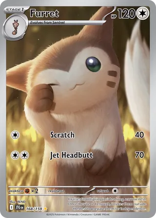 Furret (Journey Together 168/159)